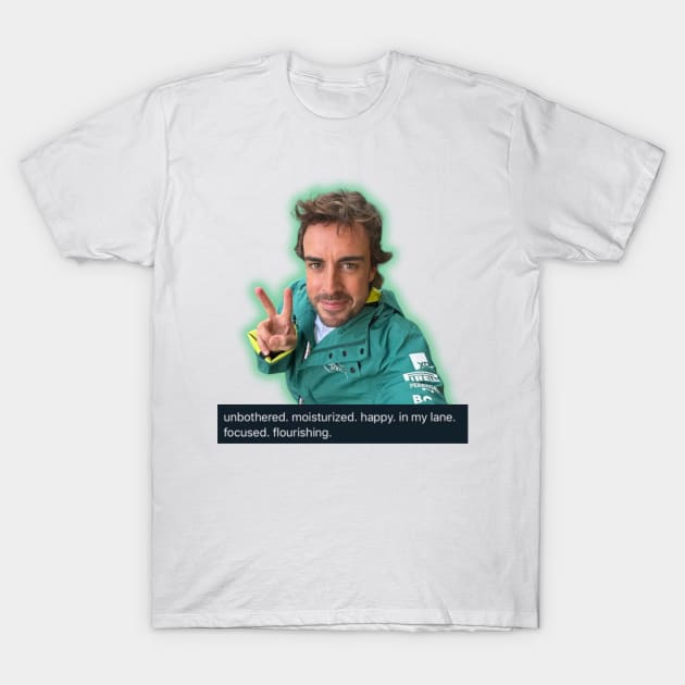 Thriving Fernando Alonso T-Shirt by Formula Ghostly